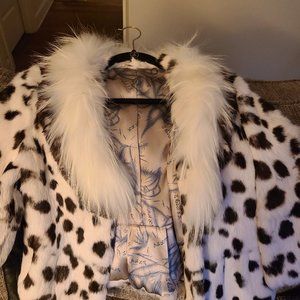 Rabbit fur jacket